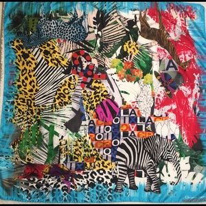 CHRISTIAN LACROIX GLAMAZONIA SILK SCARF-NWOT